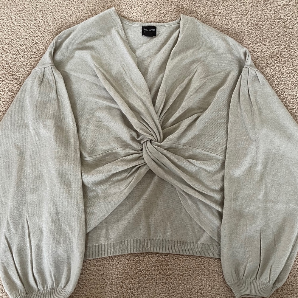 twisted sweater